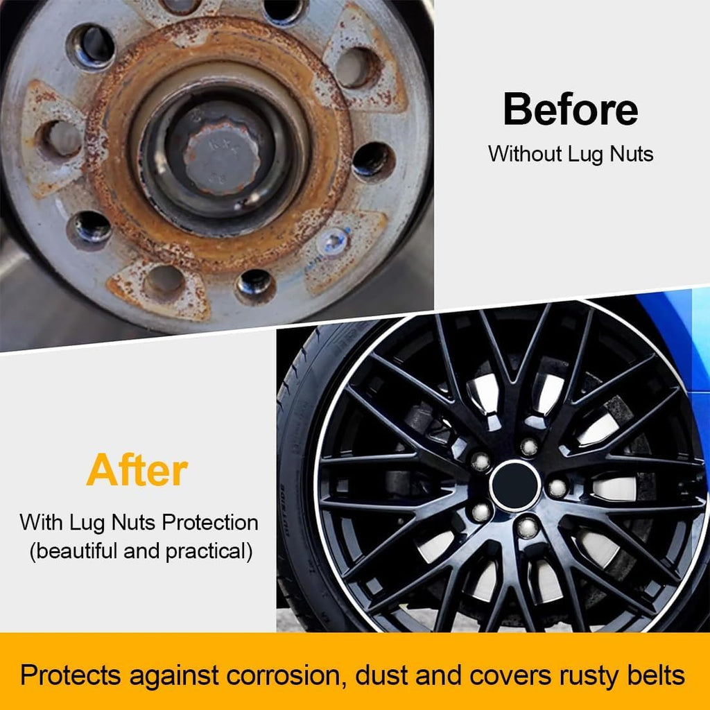 20Pcs Lug Nut Covers for Lexus NX200t NX300 NX300h 2015-2021, Wheel Nut Caps Rustproof Protector Dustproof Exterior Accessories,Silver-19mm