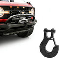 1/4 Winch Hook, Heavy Duty Clevis Slip Hook with E-Coated, Black | Forged Steel Winch Hook for Trailer, Transport, Lift & Pull, Black