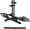 E-Bike Rack with Ramp, Hitch 2 Bike Rack, 200 lbs Capacity Electric Bike Carrier by YoungElectric