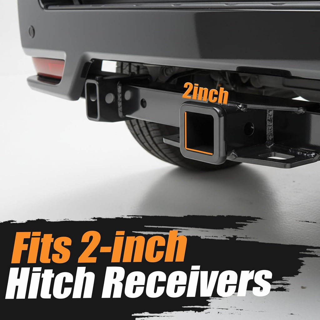 Bigfoot Fishing Hitch Cover for 2 Inch Receivers with 5/8-Inch Pin Diameter Anti-Theft Hitch Lock