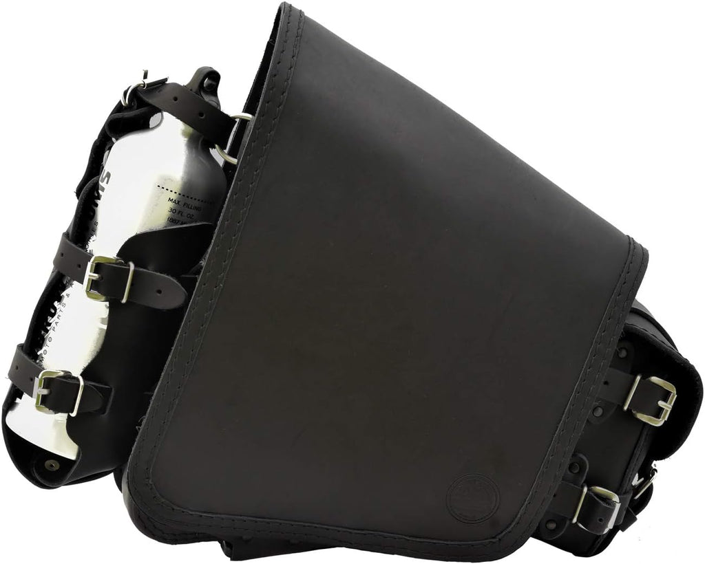 Outsider, motorcycle leather saddle bag