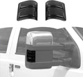 RT-TCZ Smoked Black Rearview Mirror Turn Signal Light Cover Trim Decoration Exterior Accessories for Ford F250/F350/F450/F550 2008-2016