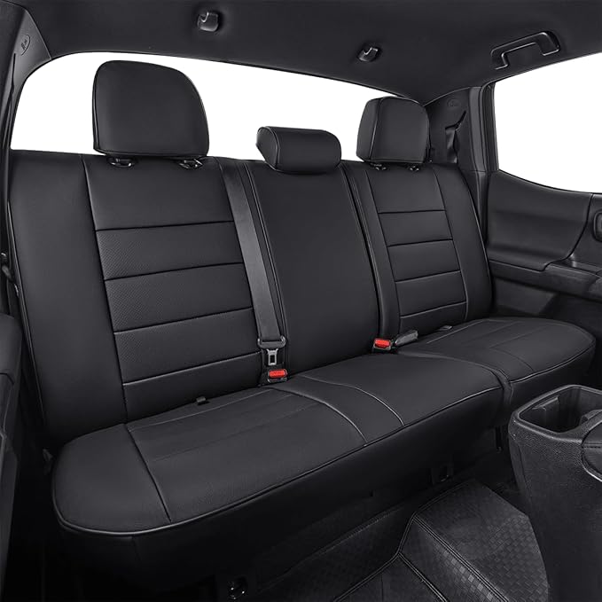EKR Custom Fit Tacoma Leather Car Seat Covers - Image 4