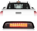 Third Brake Light with Strobe Flash for 1995-2015 Toyota Tacoma Accessories, High Mount Rear Brake Lights Assembly for 95-15 Toyota Tacoma, Waterproof Rear Cab Center Tail Lights (Chrome)