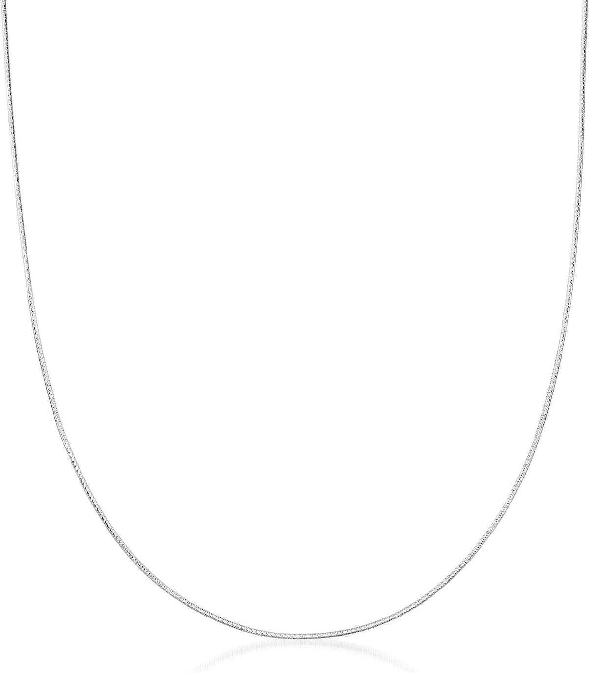ross-simons italian 1mm sterling silver adjustable diamond-cut snake-chain, main product view