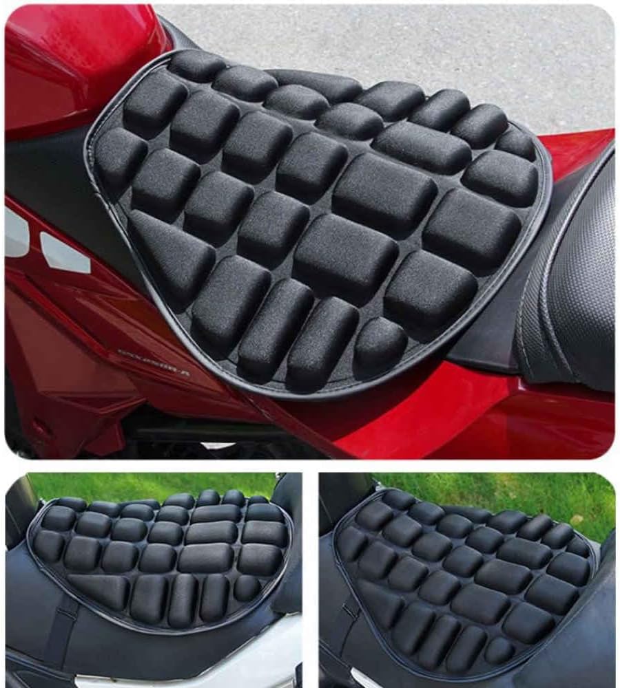 Motorcycle Seat Cushion for Triumph Tiger 900/Tiger 900 GT/GT Pro/Rally/Rally Pro 2020-2025, Seat Pads with Eva Foam - Shock Absorbing Waterproof Non-Slip Base Motorcycle Accessories