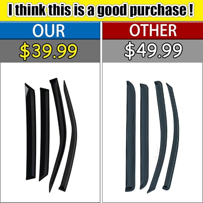 Rain Guards for Ford Bronco Sport 2021-2024 Big Bend Outer Banks Badlands - Image 2