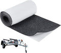 BENECREAT 98×11.8inch Self-Adhesive Felt Carpet, 5mm Thick Boat Trailer Bunk Carpet with Backside Adhesive, Polyester Felt Strip Roll for Trailer, Bunks, Boards, Boat and Hardwood Floors