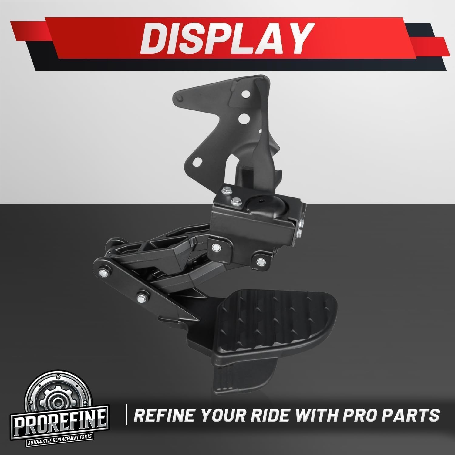 Upgraded Retractable Rear Bed Step Compatible with 2019-2024 Dodge Ram 1500 DT New Body Style Dual Exhaust Vehicles Driver Left Side Only Fits Base Standard Tailgate Only Replace 82215289AG 82215289AH