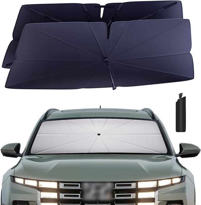Windshield Sun Shade Umbrella: for Hyundai Santa-Cruz-2022-2025 by HIMUMOY