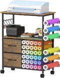 storage cart compatible with cricut machines, 30 vinyl, main product view