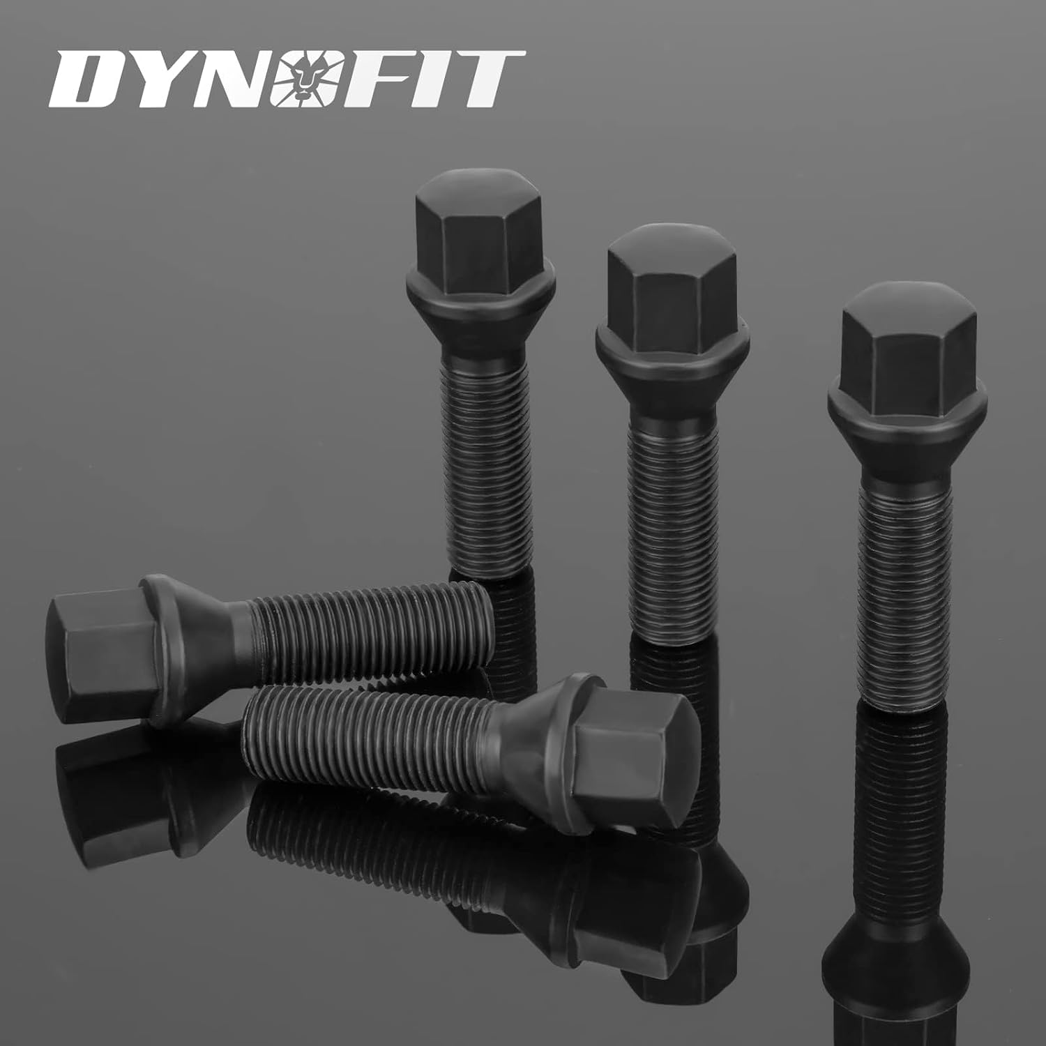 Dynofit 14x1.25 Lug Bolts Compatible with BMW F10 F30 F80 M3 M4 320i 328i Toyota Supra A90, 45mm Shank ET Bolts,BMW Rims with 15mm 20mm Wheel Spacers, 10 pcs Aftermarket Lug Studs for G20 G82 G87 F87
