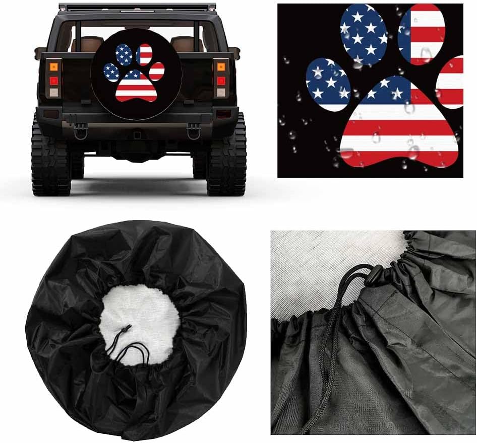 Brindle Great Dane Dog Spare Tire Cover - Great Dane Cracked 3D Wheel Covers for Dog Lovers Travel Trailer RV Accessories - Universal Fits Tire for Car/SUV/Truck Automotive Exterior Accessory