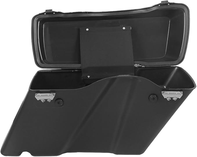 XFMT Motorcycle Saddlebags Matte Black Hard Saddle Bags Trunk - Image 9