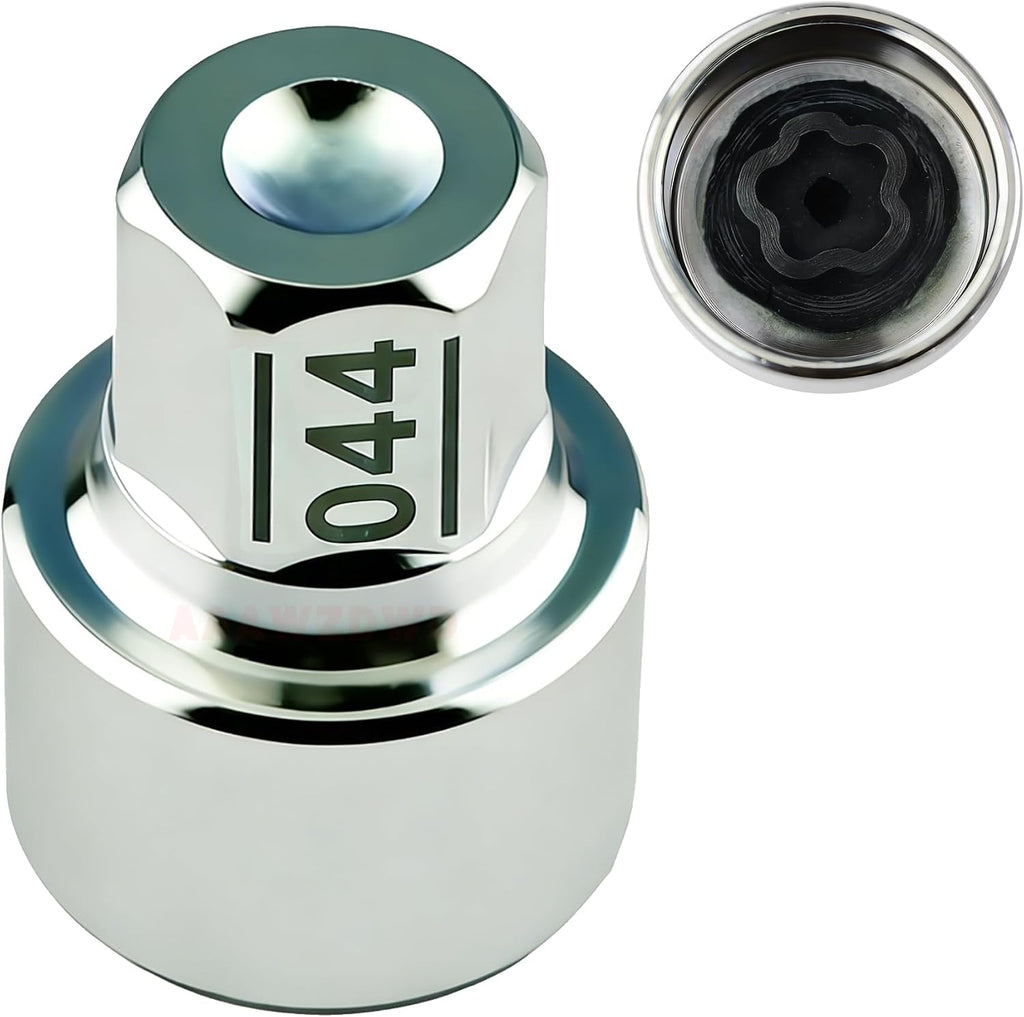 #044 Compatible with BMW 1 3 5 7 8 X2 X3 X5 X6 Wheel Lock Key Tire Lug Key | 044 Wheel Locking Nut Key Replacement