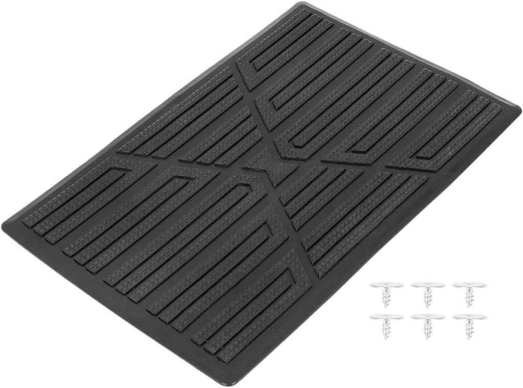 Universal Car Vehicles Trucks Floor Carpet Mat Patch Heel Scuff Plate Foot Rest Pedal Pad