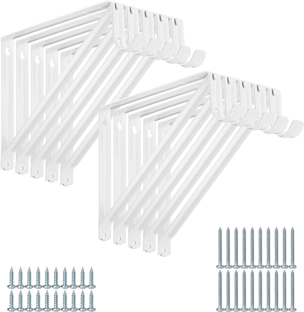 heavy duty closet shelf & rod brackets, wall, main product view
