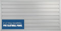 HANDIWALL PVC Slatwall Garage Wall Organizer, 4x2ft Heavy Duty Framed Slatwall by HandiSOLUTIONS