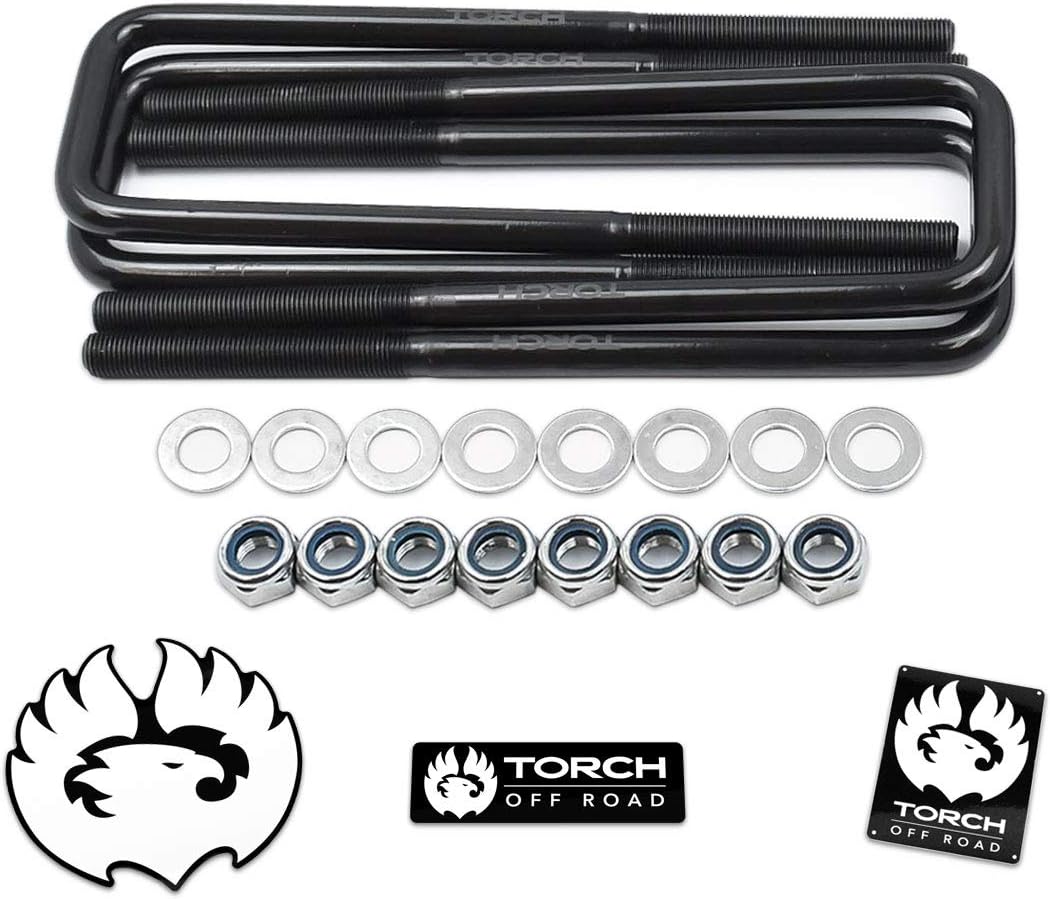torch 10.5" square extended u bolts extra long, main product view