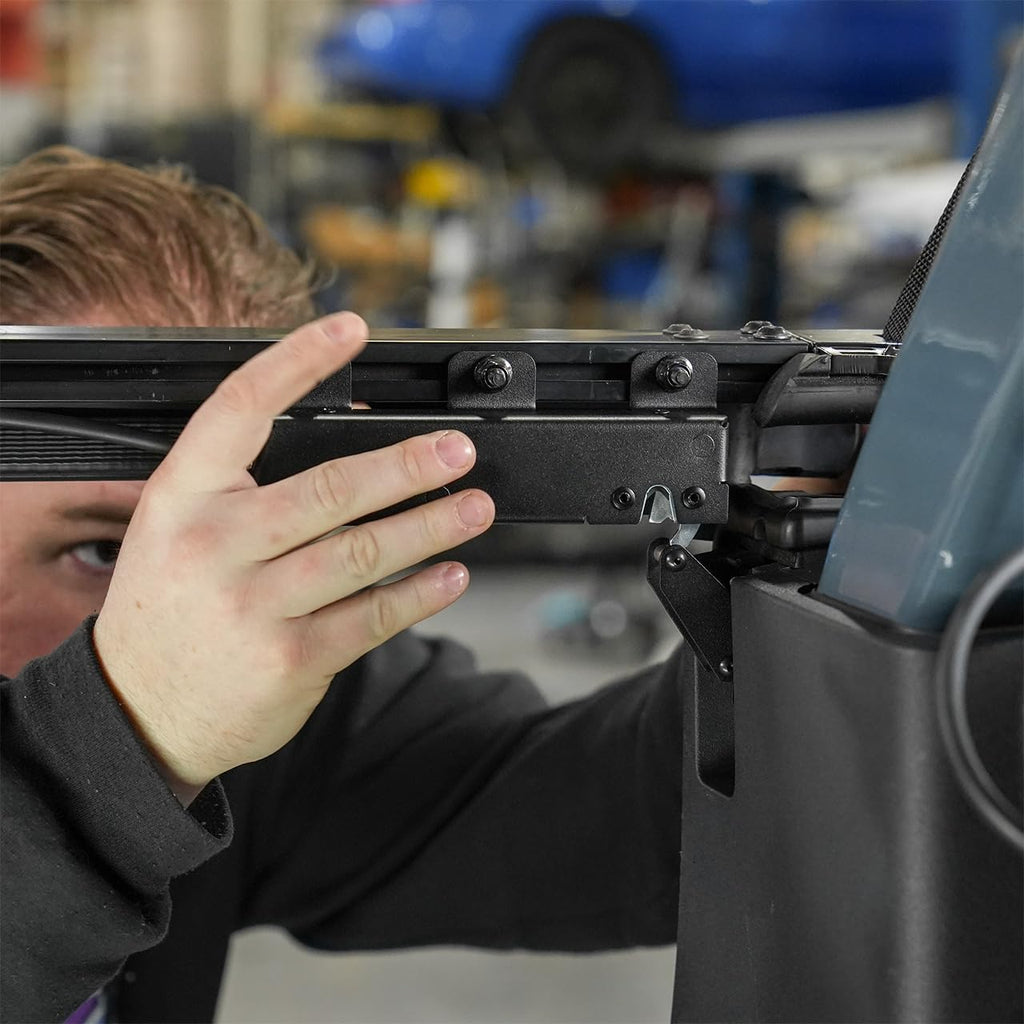 IAG V2 EZ-Pull Soft Top Rear Hatch Release Handle for Ford Bronco 2021-2026 4 Door Soft Top - One-Hand Cable-Actuated Pull Strap, Easy Install, Made in USA