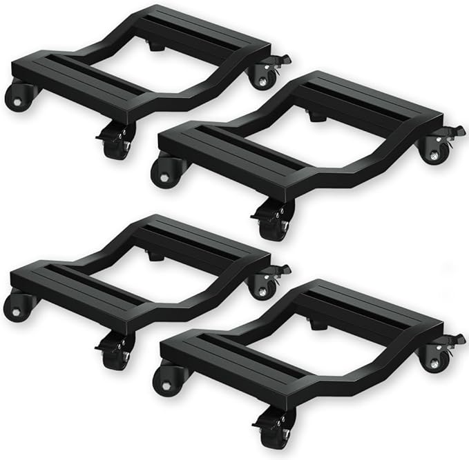 I'EZONK Industrial Stainless Steel Car Dolly Set of 4-6, 084kg Capacity | Pro by CHUANGQI-BRAND