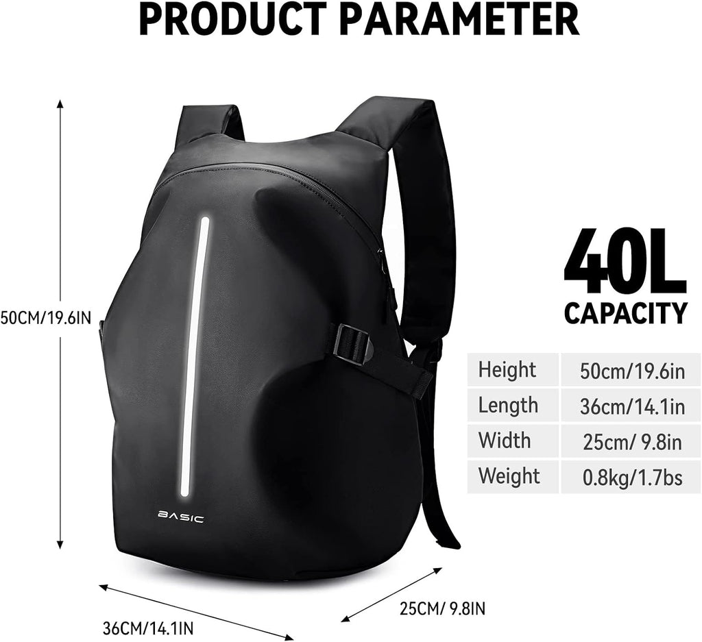 Motorcycle Backpack, Motorcycle Backpacks for Men and women, Waterproof Motorcycle Backpack, Helmet Bag Bookbag for riding, Outing