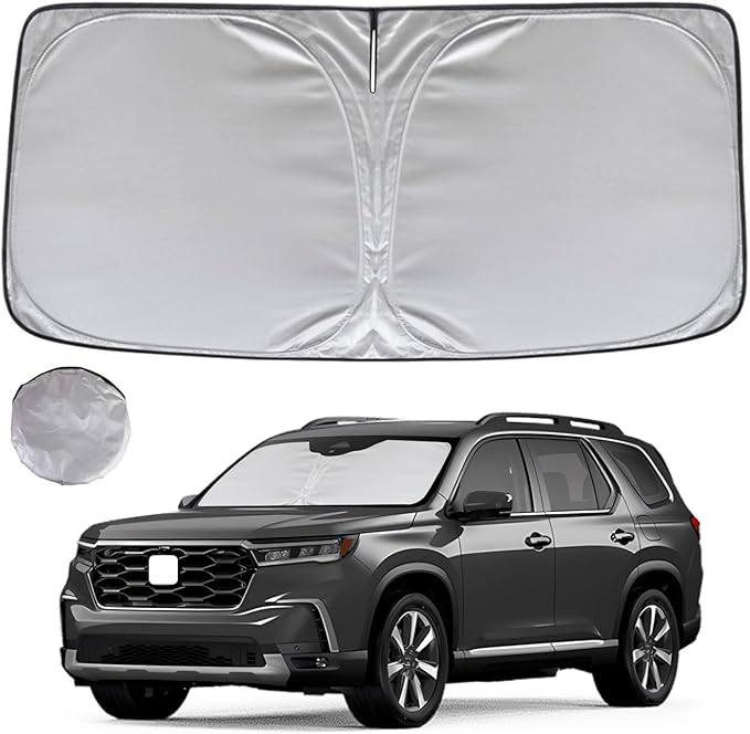 KAYZT Windshield Sun Shade for 2016-2024 Honda Pilot Foldable Sunshade Front by KAYZT