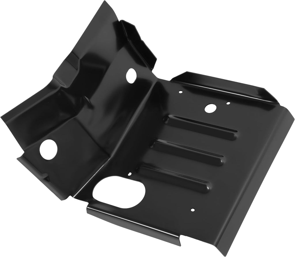 KUAFU Front Passenger Side Cab Floor Pan Support Mounts Compatible with 1980-1998 Ford F100 F150 F250 F350 Super Duty Pickup Ford Bronco Right Black Electrophoresis Steel