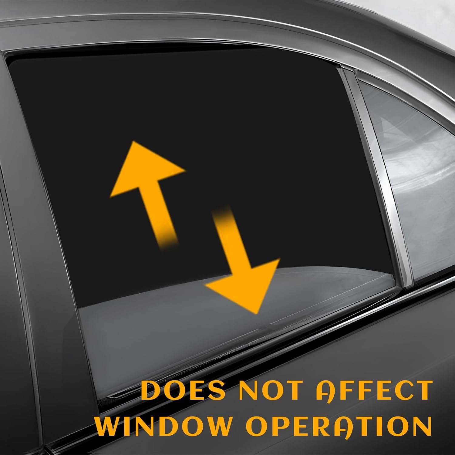 4 PCS Magnetic Car Window Shades, Full Blackout Auto Privacy Shade for Strong-Light Blocking & UV Protection, Vehicle Side Window Cover for Camping Napping Breastfeeding (Black)