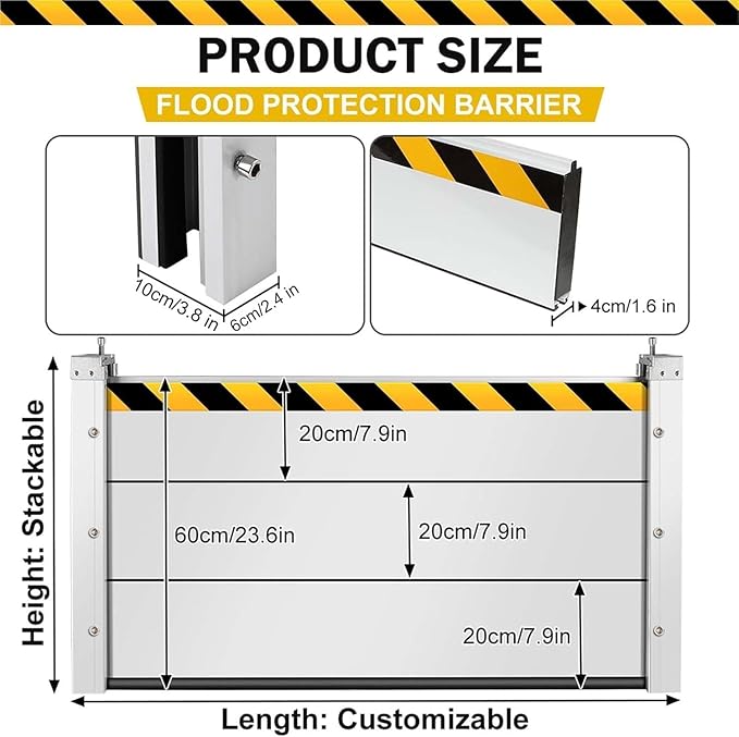 Reusable Heavy Duty Aluminum Flood Barriers - Image 3