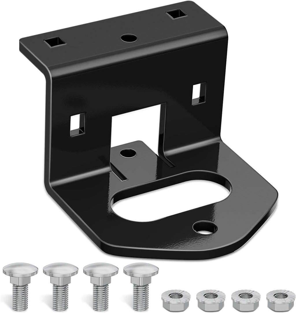 Nilight Zero Turn Lawn Mower Hitch with Bolts Versatile Chain Slot for IKON X, IKON XL, ZT-X, ZT-XL OEM Replacement #71514900 Heavy Duty Steel Black