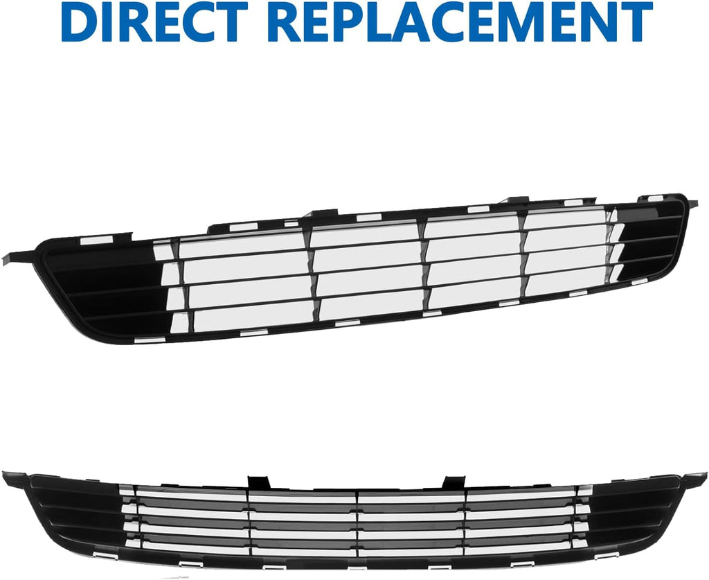 Perfit Liner Front Bumper Lower Grille Grill Compatible With 2009 2010 TOYOTA Corolla Direct Replacement Parts Primed Black TO1036111 5311202120