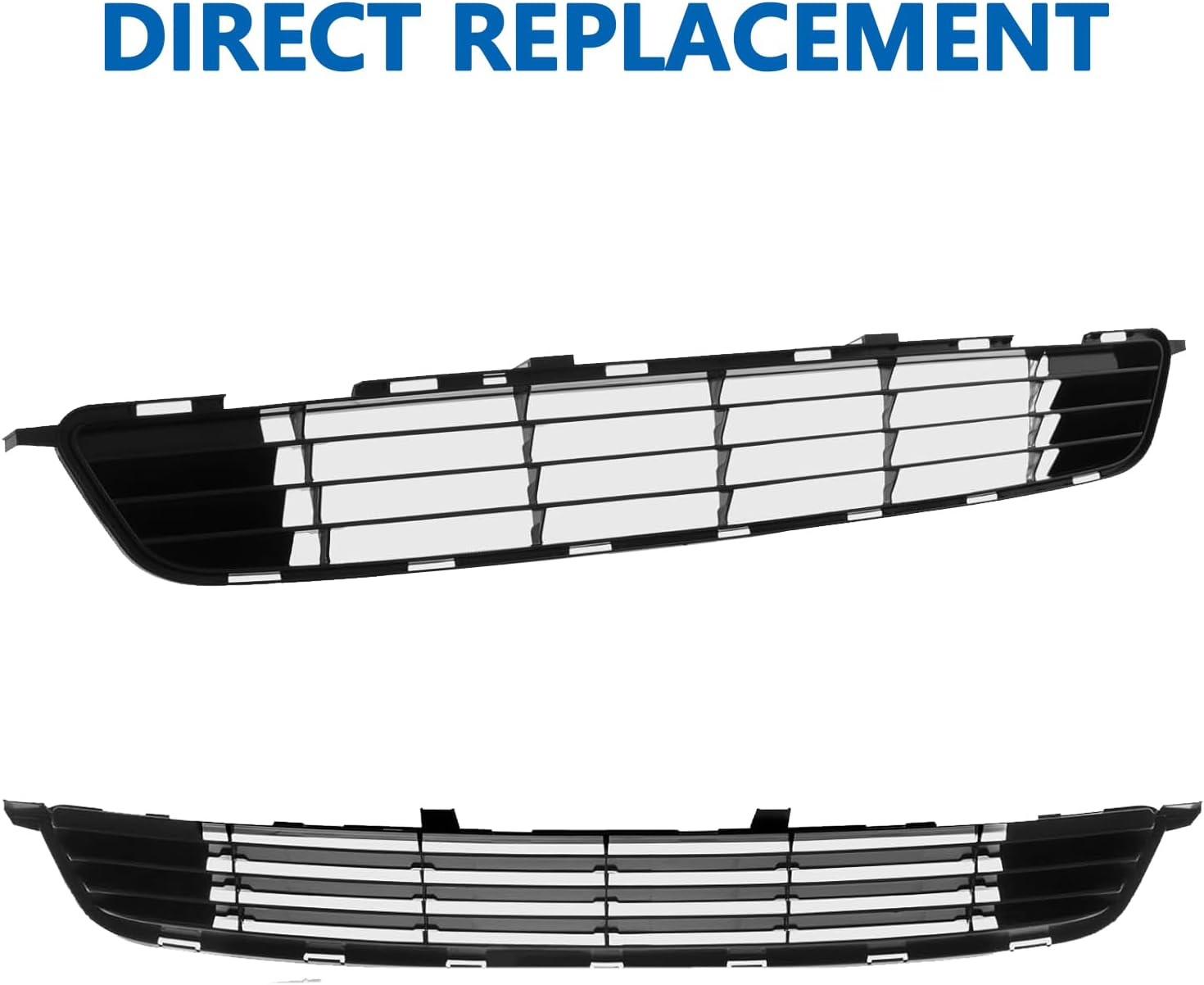 Perfit Liner Front Bumper Lower Grille Grill Compatible With 2009 2010 TOYOTA Corolla Direct Replacement Parts Primed Black TO1036111 5311202120