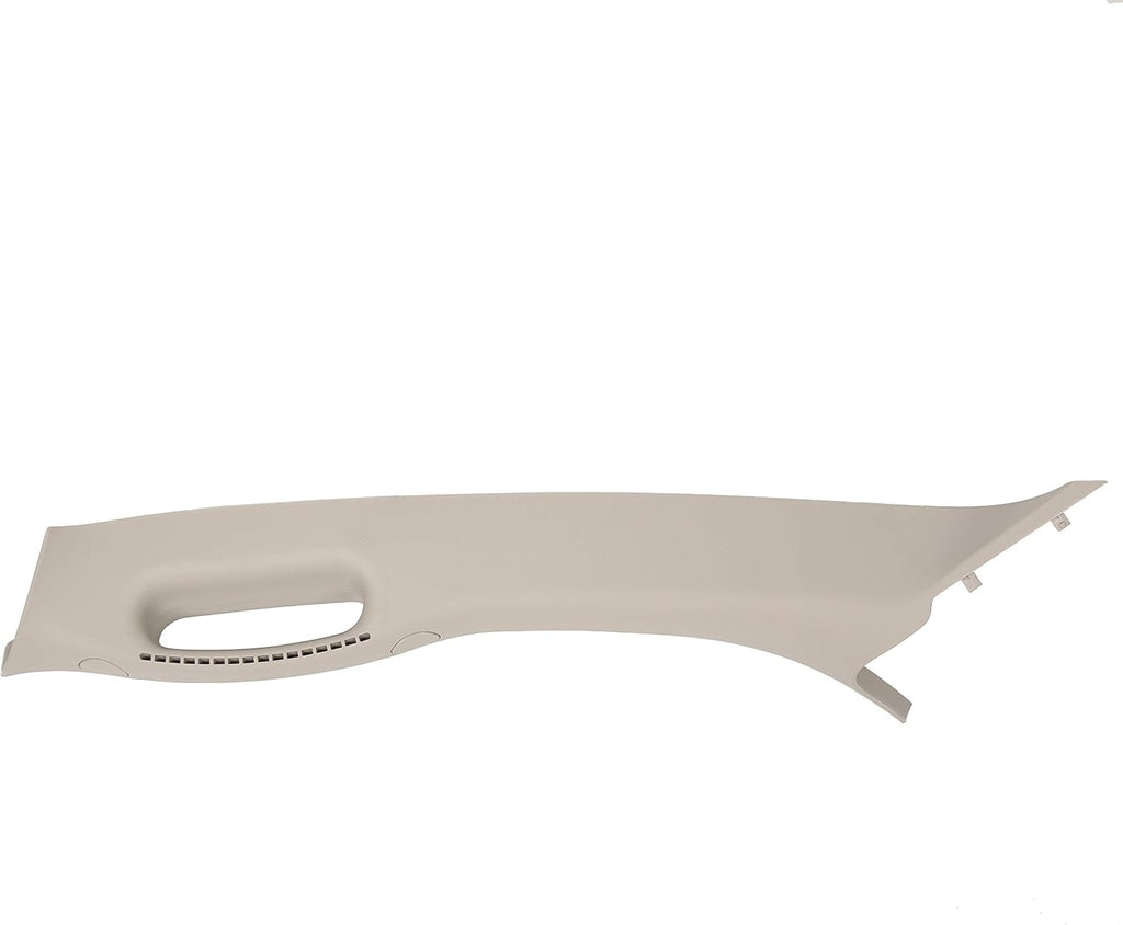 HECASA Front Left A Pillar Grab Handle Molding Trim Fits 2002-2010 Dodge Ram 1500 2500 3500 Pickup Truck Replacement for 1TE75BD1AA 5GR29TL2AF Driver Side Windshield Post Interior Trim Beige