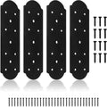 i shape steel flat bracket, 4 pcs 10", main product view