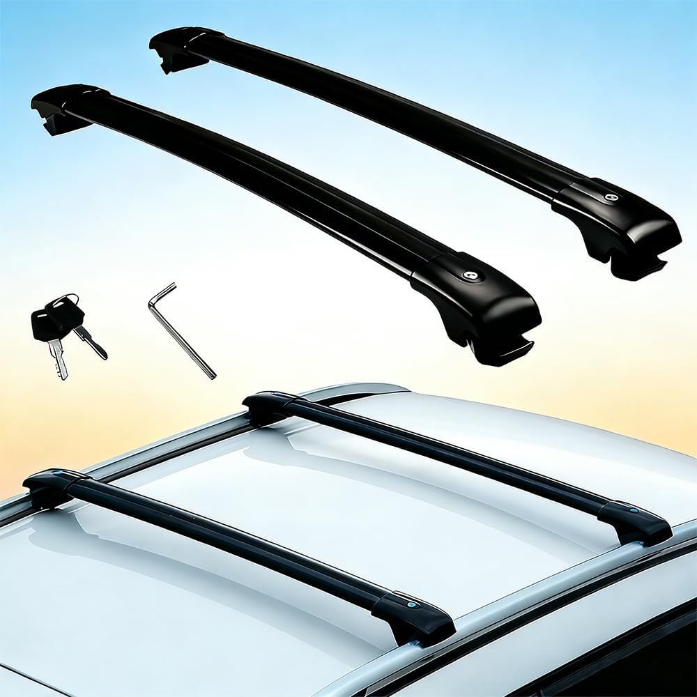 2Pcs Roof Bars Compatible with Buick Enclave 2025 2026 Aluminum Alloy Side Bars Cross Rails Roof Rack Luggage Carrier(SYB)