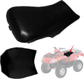 Seat Cover Compatible with 2005-2009 Arctic Cat 400 500, Heavy Duty Leather ATV Seat Cover Replacement, Black