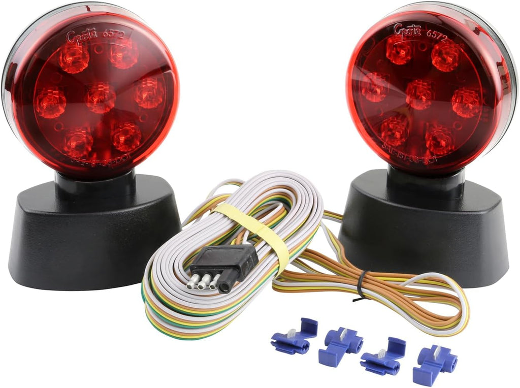 Grote 65720-5 Red Magnetic LED Towing Kit