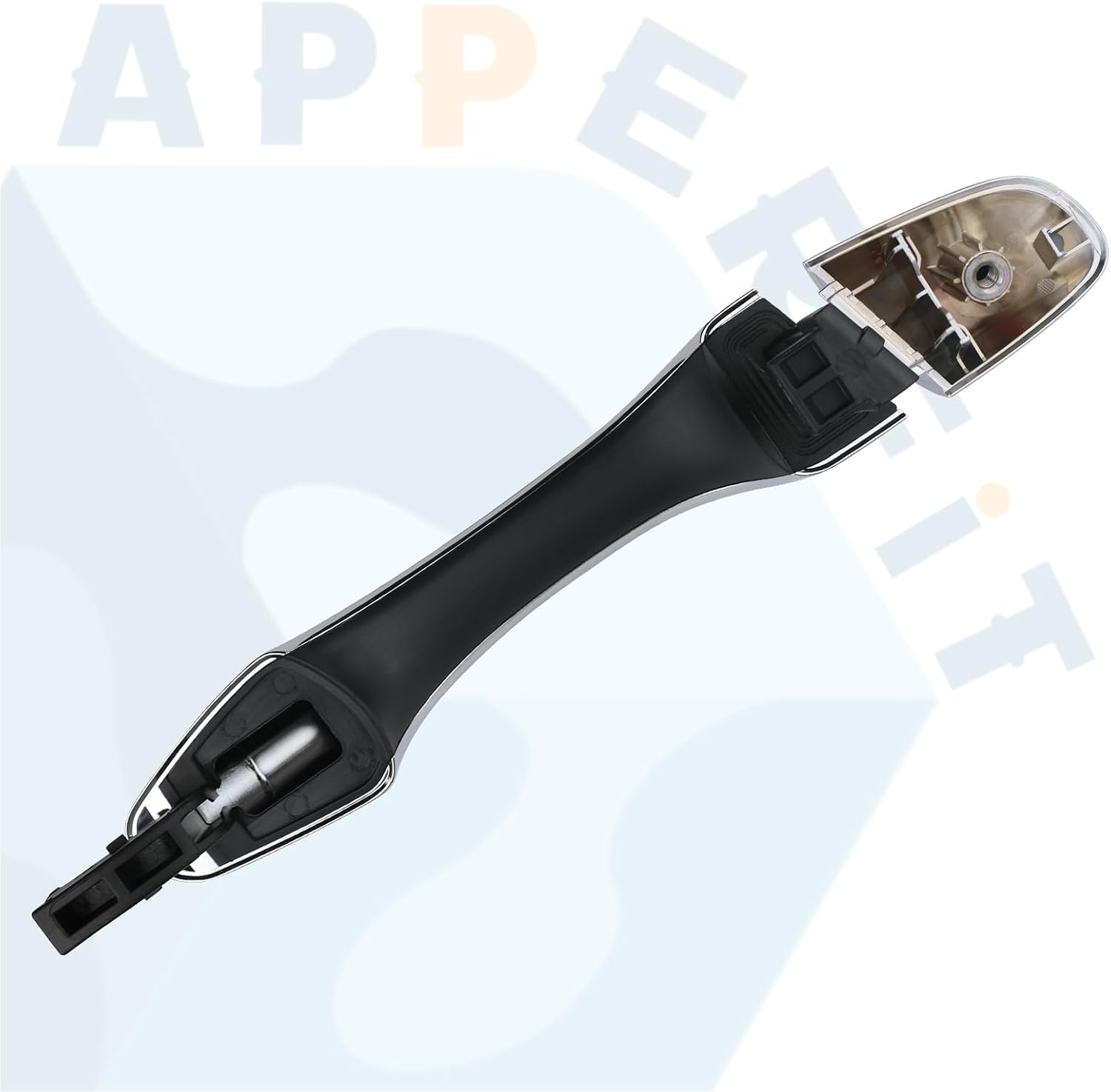 APPERFiT Exterior Door Handle w/End Cap Cover for Rear Door Left Driver Side Chrome Compatible with Kia Sorento 2016 2017 2018 2019 2020 Replaces 82651-C5010 83652-C5010