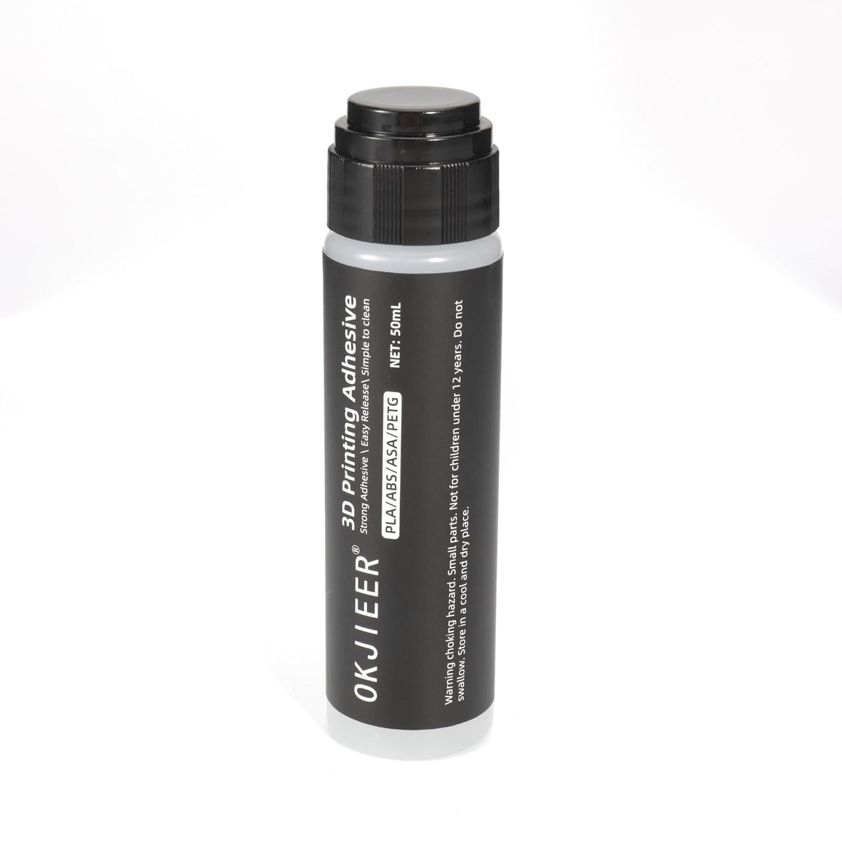 adhesive glue for adventurer 5m series 3d printing, close-up detail