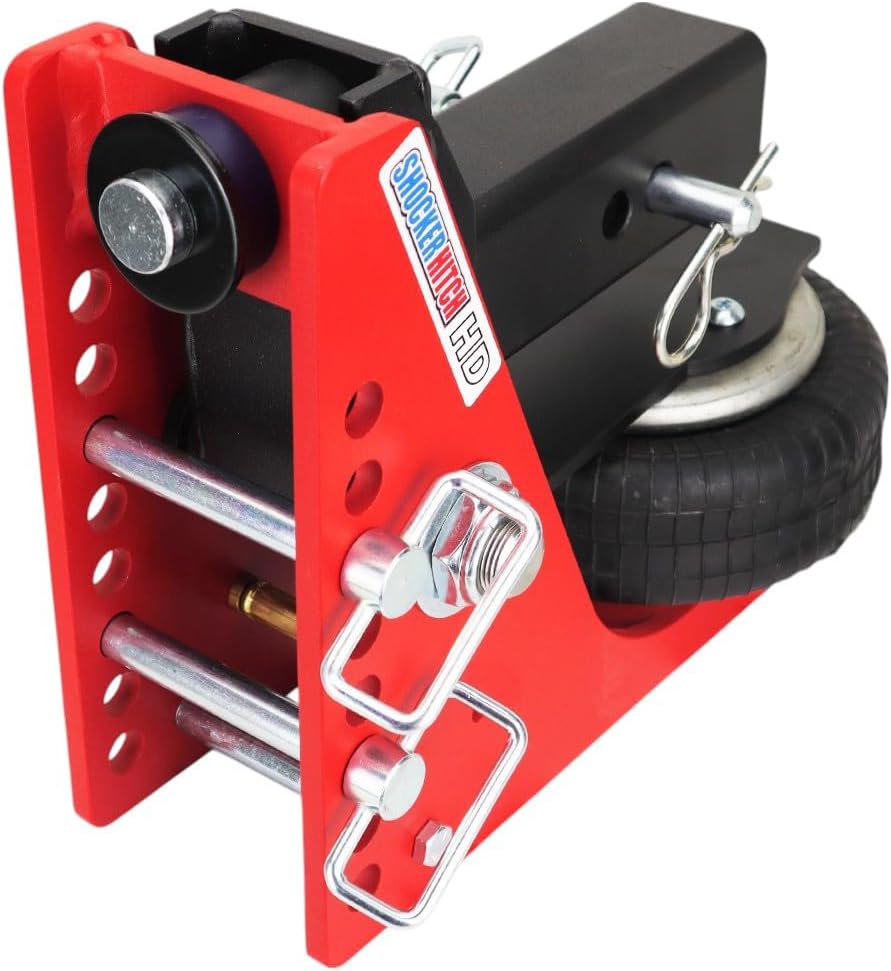 Shocker HD 20K Air Hitch & Farm Mount Towing Kit Fits 2-1/2" Hitch. Has, Pintle Hook, Drawbar & Clevis