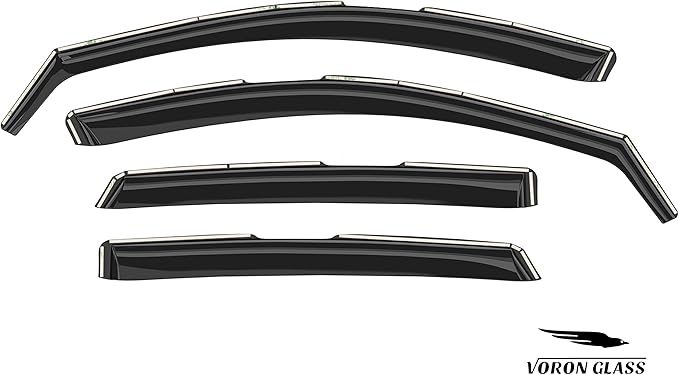 Voron Glass in-Channel Extra Durable Rain Guards - Image 7