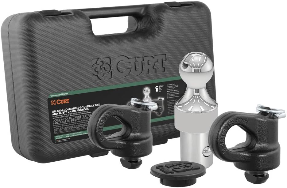 CURT 60692 OEM Puck System Gooseneck Hitch Kit, 30K, 2-5/16-Inch Ball, Select Silverado, Sierra 2500, 3500 HD, F-250, F-350, Nissan Titan XD