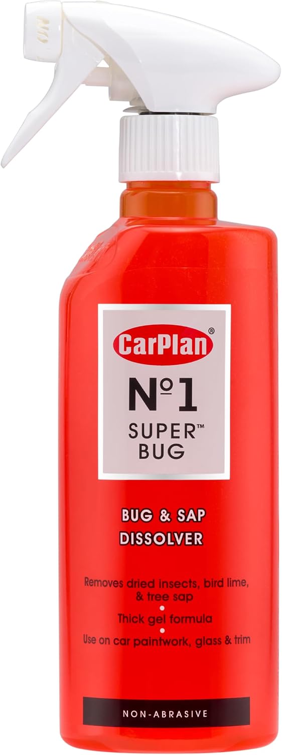 CarPlan No.1 Super Bug Spray with Trigger, Sap and Insect Remover, 21 Fl Oz