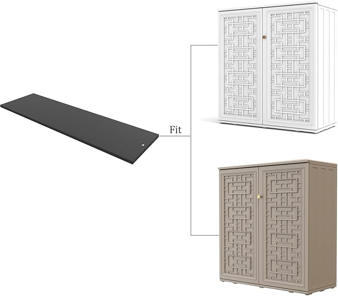 HOMSPARK Indoor/Outdoor Storage Cabinet - Image 7