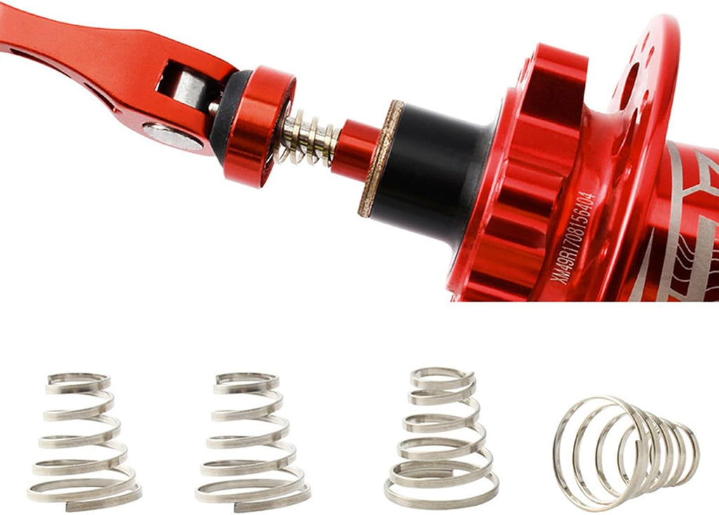 10pcs Bike Wheel Skewers Spring Stainless Steel Bike Quickly Release Rod Shafts for Cycling Mountain Bike