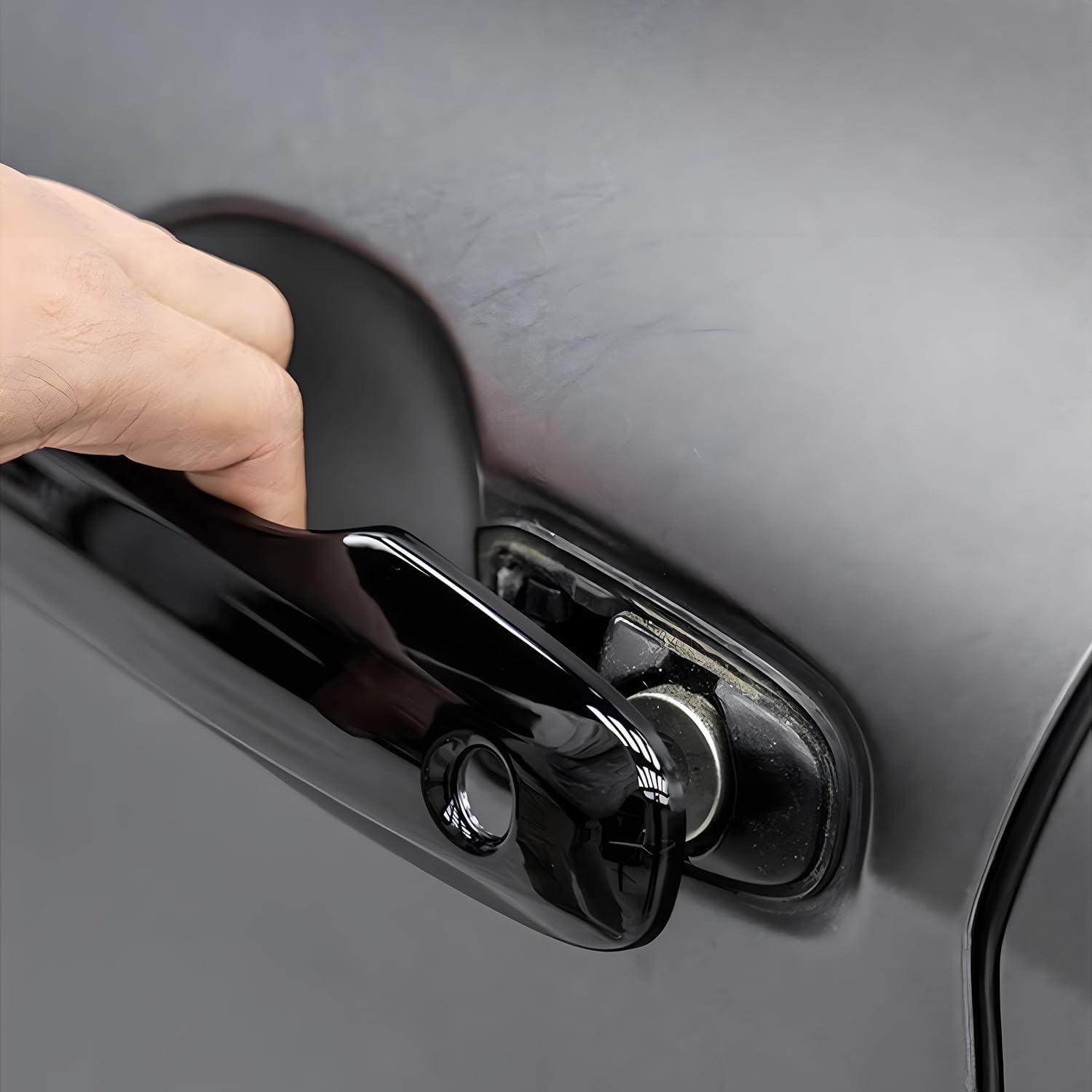 No Adhesive Snap-on Car Door Handle Cover Protector Compatible for Toyota 2018-2020 2021 2022 2023 2024 2025 2026 Camry 2019-2026 Corolla 2019-2022 Avalon 2016-2026 Prius 2020-2024 Venza Accessories