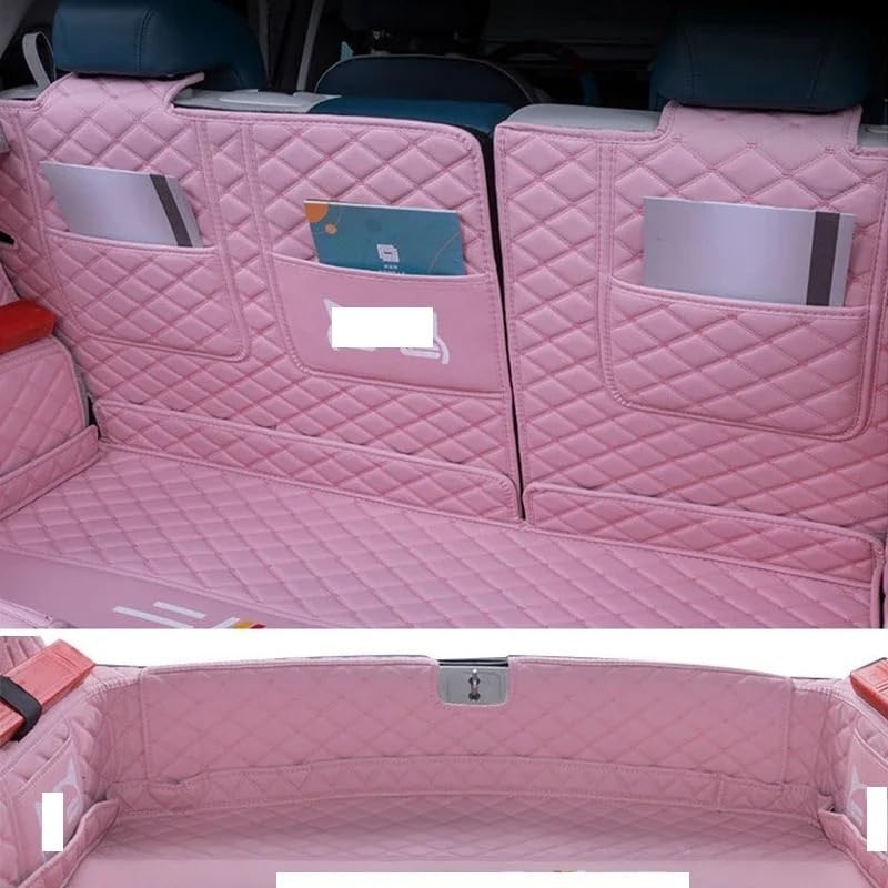Full Coverage Leather Trunk Mat Compatible with GWM ORA 03 Funky Cat Good Cat 2025 2024 Rear Backrest Mats Boot Liner Tray Carpet(B3)