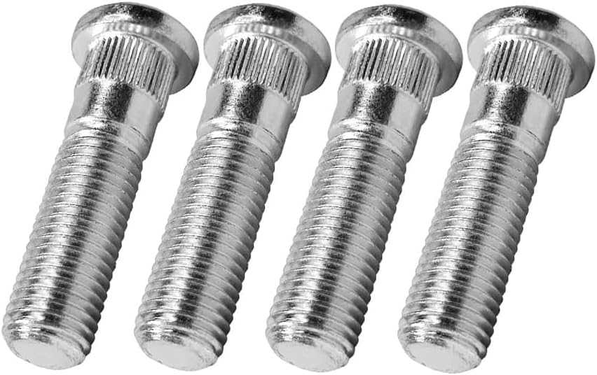 M12x1.5 Chrome Wheel Lug Stud Nut Set Compatible with Hyundai Sonata Elantra Tucson Santa Fe Genesis Sorento Veloster Kia Accent Sedona Forte Optima Sportage Rio Soul (8PCS)