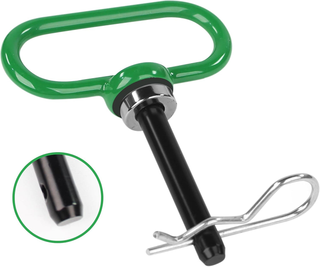 MaxxHaul 50877 Magnetic Hitch Pin 1/2" Lawn Mower Trailer Hitch Pin, Magnet Trailer Gate Pin for Simple One Handed Hook On & Off - Securely Hitch Lawn & Tow Behind Attachment